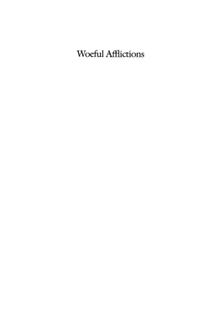 Imagen de portada: Woeful Afflictions 9780812234992