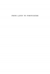 Imagen de portada: From Latin to Portuguese 2nd edition 9781512808940