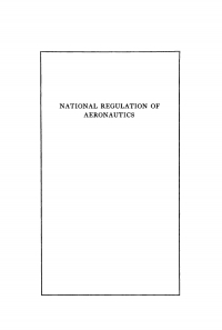 صورة الغلاف: National Regulation of Aeronautics 9781512809688