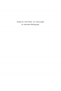 Imagen de portada: Indian Fiction in English 9781512809725