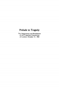 Cover image: Prelude to Tragedy 9781512810400