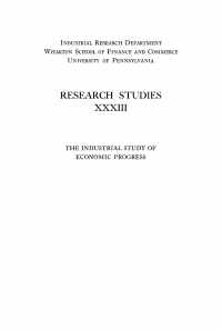 Imagen de portada: The Industrial Study of Economic Progress 9781512821925