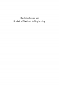 Cover image: Fluid Mechanics and Statistical Methods in Engineering 9781512821970