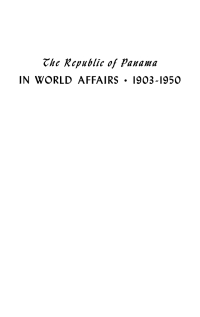 表紙画像: The Republic of Panama in World Affairs, 1903-1950 9781512822014