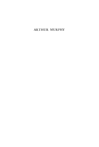 Cover image: Arthur Murphy 9781512811414