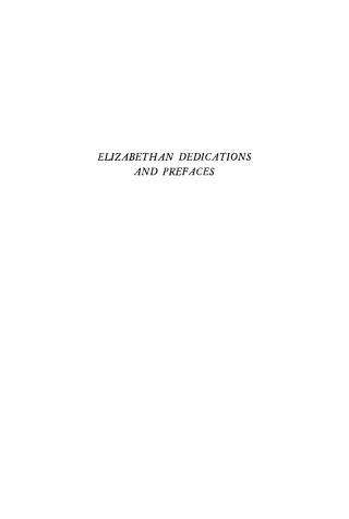 Titelbild: An Anthology of Elizabethan Dedications and Prefaces 9781512811766