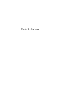Cover image: Frank R. Stockton 9781512811971