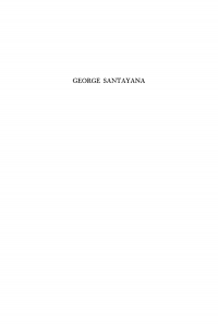 Cover image: George Santayana 9781512812367