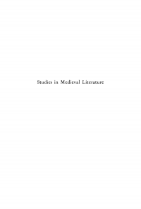Omslagafbeelding: Studies in Medieval Literature 9781512812787