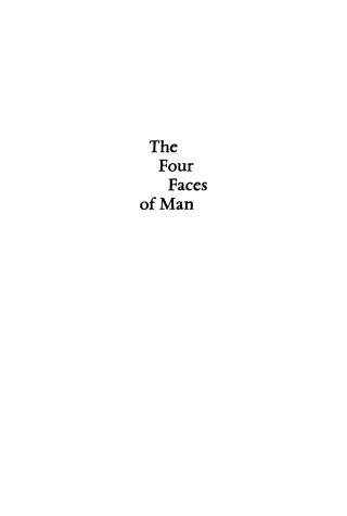 Cover image: The Four Faces of Man 9780812276275