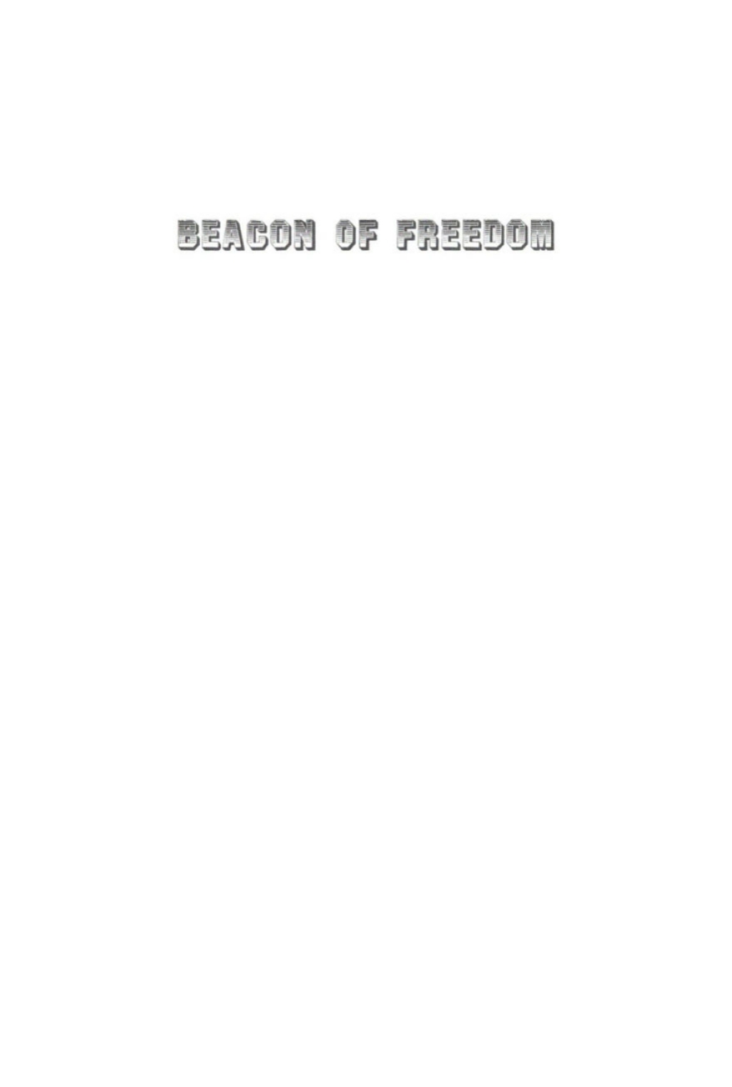 Beacon of Freedom The Impact of American Democracy upon Great Britain, 183-187