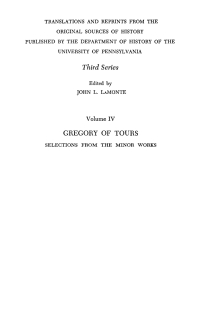 Cover image: Gregory of Tours 9781512813166