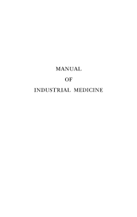 صورة الغلاف: Manual of Industrial Medicine 3rd edition 9781512822380