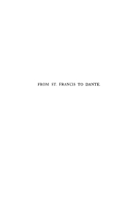 Imagen de portada: From St. Francis to Dante 2nd edition 9780812276725