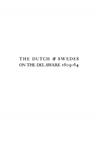 Cover image: The Dutch and Swedes on the Delaware, 1609-1664 9781512820157