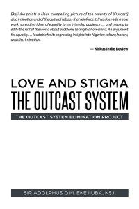 Imagen de portada: Love and Stigma the Outcast System 9781514415221