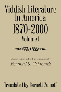 Cover image: Yiddish Literature in America 1870–2000 9781514436530
