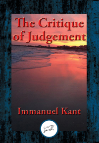 Cover image: The Critique of Judgment