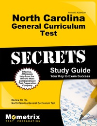 صورة الغلاف: North Carolina General Curriculum Test Secrets Study Guide 1st edition 9781630944117