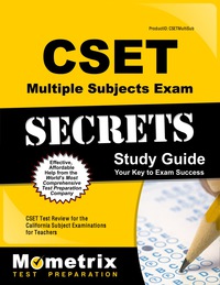 Imagen de portada: CSET Multiple Subjects Exam Secrets Study Guide 1st edition 9781609715694