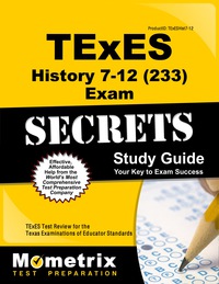 Imagen de portada: TExES History 7-12 (233) Secrets Study Guide 1st edition 9781627339988