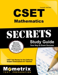 صورة الغلاف: CSET Mathematics Exam Secrets Study Guide 1st edition 9781609715670