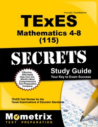 Imagen de portada: TExES Mathematics 4-8 (115) Secrets Study Guide 1st edition 9781610729376