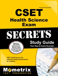 Imagen de portada: CSET Health Science Exam Secrets Study Guide 1st edition 9781609715632