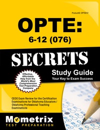 Omslagafbeelding: OPTE: 6-12 (076) Secrets Study Guide 1st edition 9781614036265