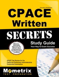 Cover image: CPACE Written Secrets Study Guide 1st edition 9781630942885