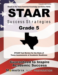 Imagen de portada: STAAR Success Strategies Grade 5 Study Guide 1st edition 9781627336703