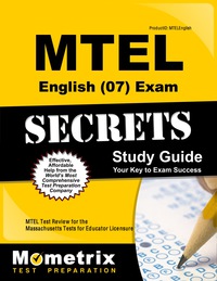 Titelbild: MTEL English (07) Exam Secrets Study Guide 1st edition 9781610720434