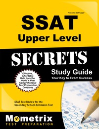 Imagen de portada: SSAT Upper Level Secrets Study Guide 1st edition 9781627339315