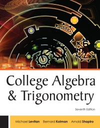 Cover image: College Algebra and Trigonometry 7th edition 9781517801571