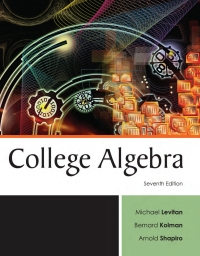 Cover image: College Algebra 7th edition 9781517801625
