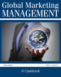 Cover image: Global Marketing Management: A Casebook 6th edition 9781517802493