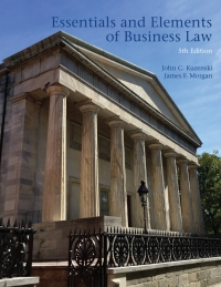 Cover image: Essentials and Elements of Business Law 5th edition 9781517802981