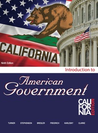 Cover image: Introduction to American Government: California Edition 9th edition 9781517803063
