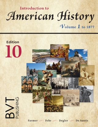 Cover image: Introduction to American History Volume 1 10th edition 9781517814014