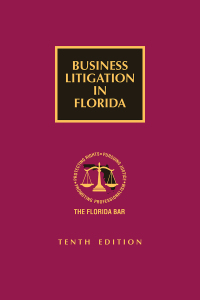 Imagen de portada: Business Litigation in Florida 10th edition 9781522169567