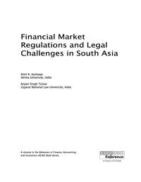 Imagen de portada: Financial Market Regulations and Legal Challenges in South Asia 9781522500049