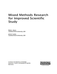 表紙画像: Mixed Methods Research for Improved Scientific Study 9781522500070