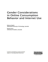 Cover image: Gender Considerations in Online Consumption Behavior and Internet Use 9781522500100