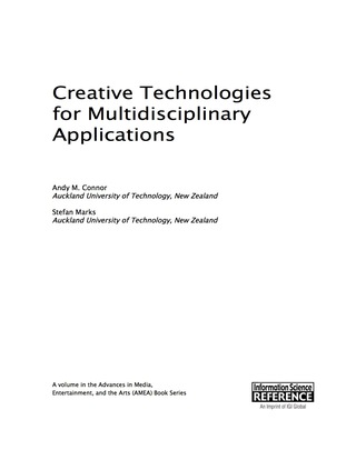 Cover image: Creative Technologies for Multidisciplinary Applications 9781522500162