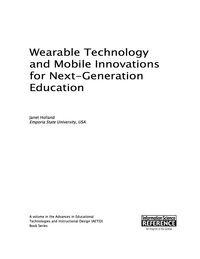 Cover image: Wearable Technology and Mobile Innovations for Next-Generation Education 9781522500698