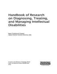 Cover image: Handbook of Research on Diagnosing, Treating, and Managing Intellectual Disabilities 9781522500896