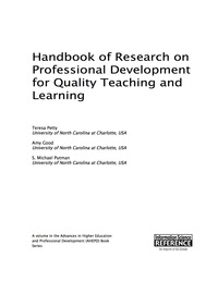 Imagen de portada: Handbook of Research on Professional Development for Quality Teaching and Learning 9781522502043