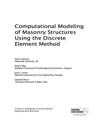 表紙画像: Computational Modeling of Masonry Structures Using the Discrete Element Method 9781522502319