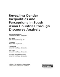 Cover image: Revealing Gender Inequalities and Perceptions in South Asian Countries through Discourse Analysis 9781522502791