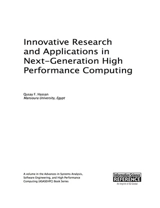 Omslagafbeelding: Innovative Research and Applications in Next-Generation High Performance Computing 9781522502876